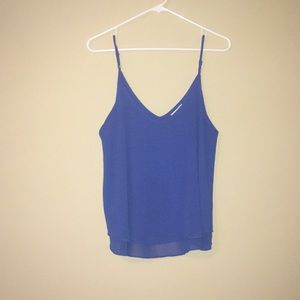 Blue flow tanktop